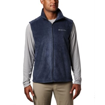 Columbia Steens Mountain Fleece, Chaleco Azul Marino Para Hombre | 269874-XHK